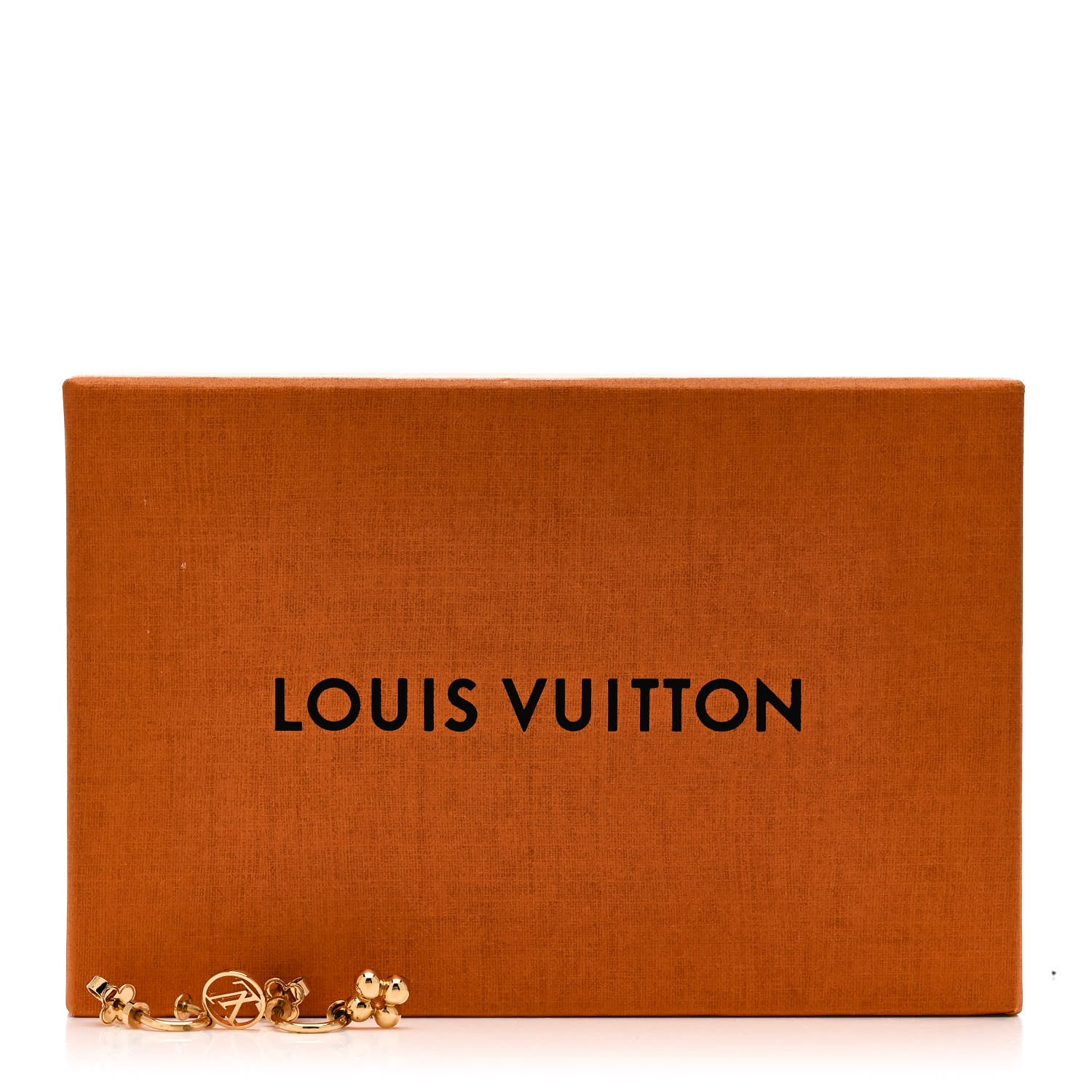 Louis Vuitton Brass Blooming Earrings Gold 6 of 6