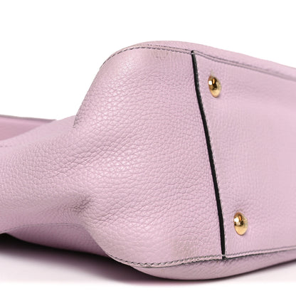 Fendi Cuoio Romano Selleria Small FF Tote Cipria 9 of 10