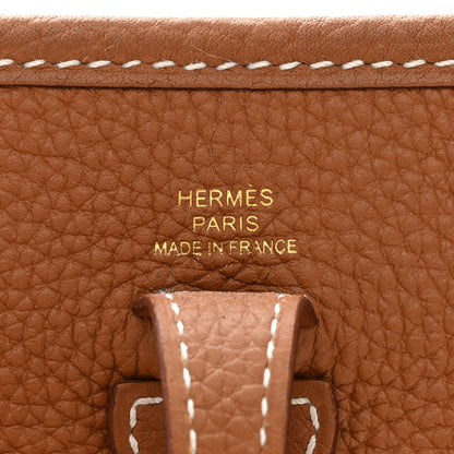 Hermes Taurillon Maurice Evelyne TPM Gold 6 of 11
