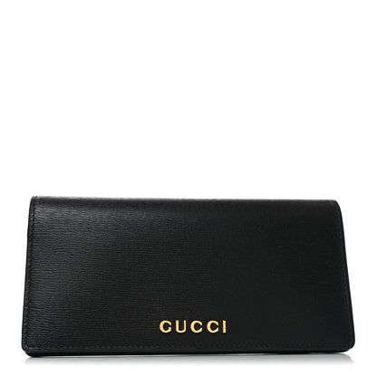 Gucci New Shanghai Calfskin Continental Wallet Black 1 of 8