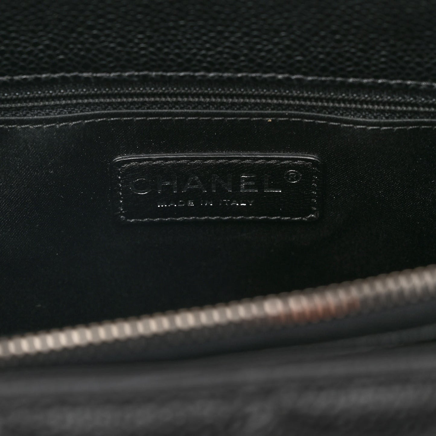 Caviar Quilted Grand Shopping Tote GST Black