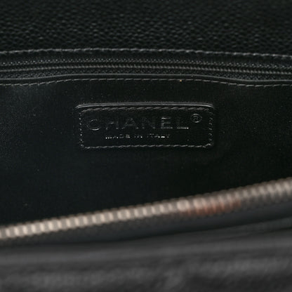 Chanel Caviar Quilted Grand Shopping Tote GST Black 6 of 11