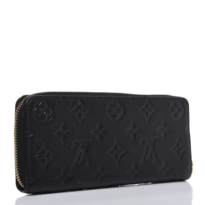 Louis Vuitton Empreinte Clemence Wallet Black 4 of 11