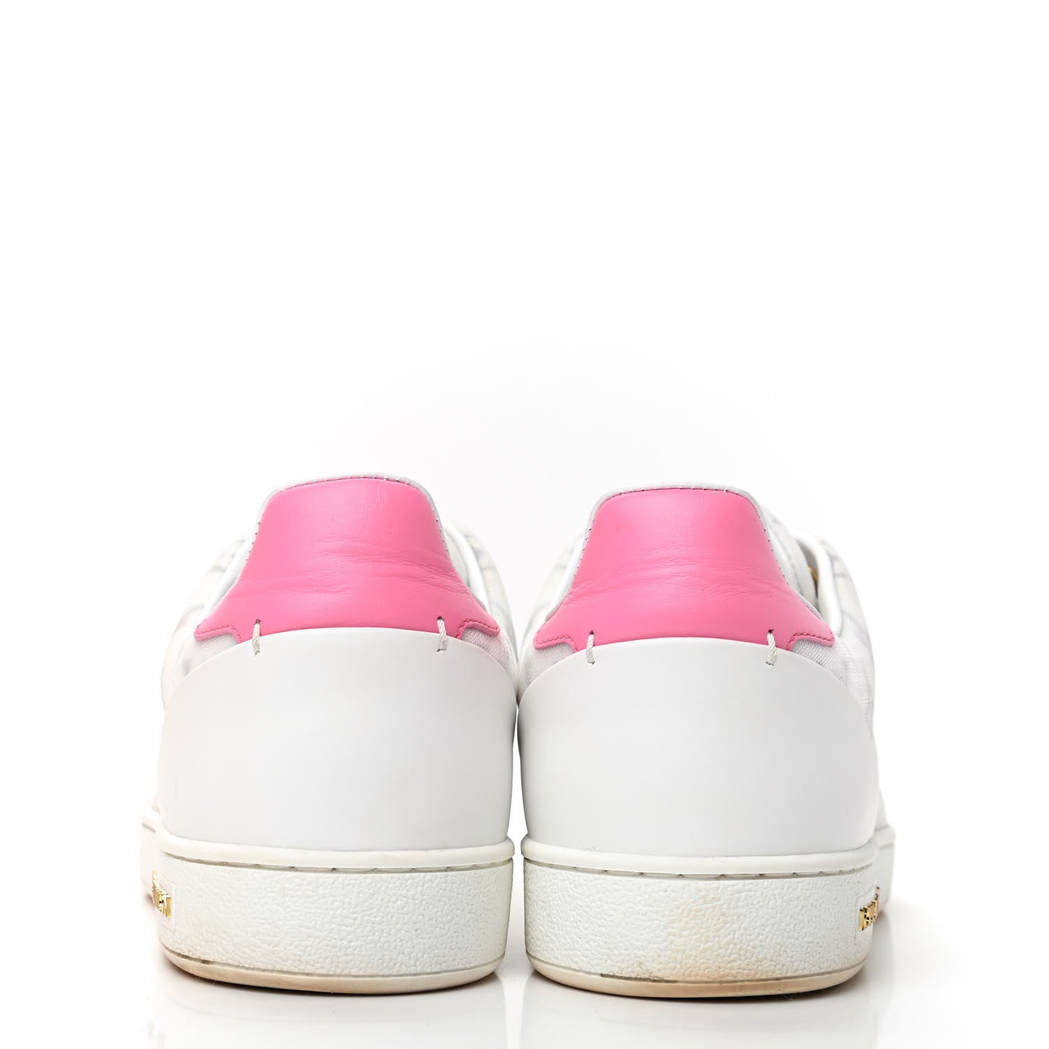 Louis Vuitton Technical Fabric Calfskin Monogram Frontrow Sneakers 39 Pink 6 of 11