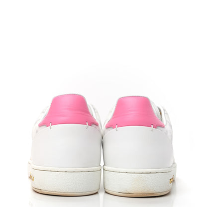 Louis Vuitton Technical Fabric Calfskin Monogram Frontrow Sneakers 39 Pink 6 of 11