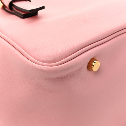 Versace Lambskin Tag Bowling Bag Light Pink 12 of 14