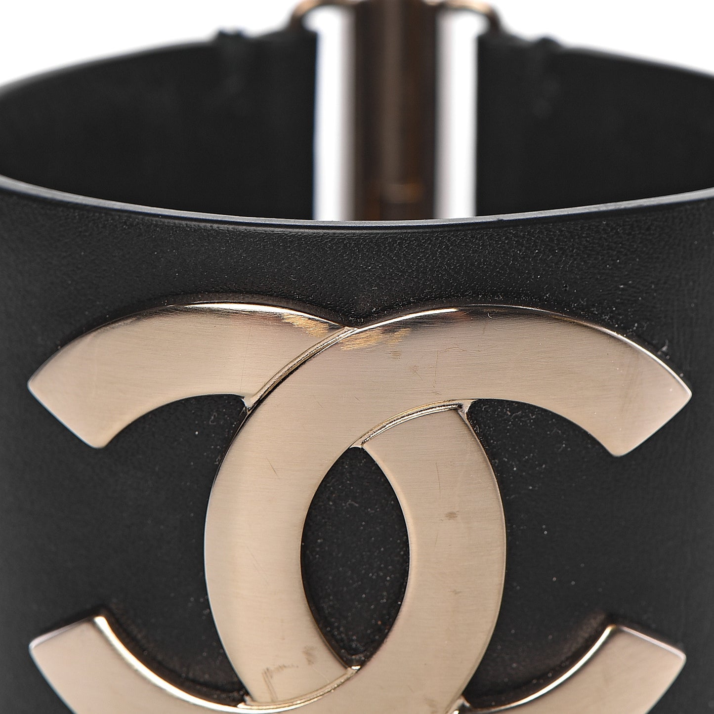 Calfskin CC Wide Cuff M Black