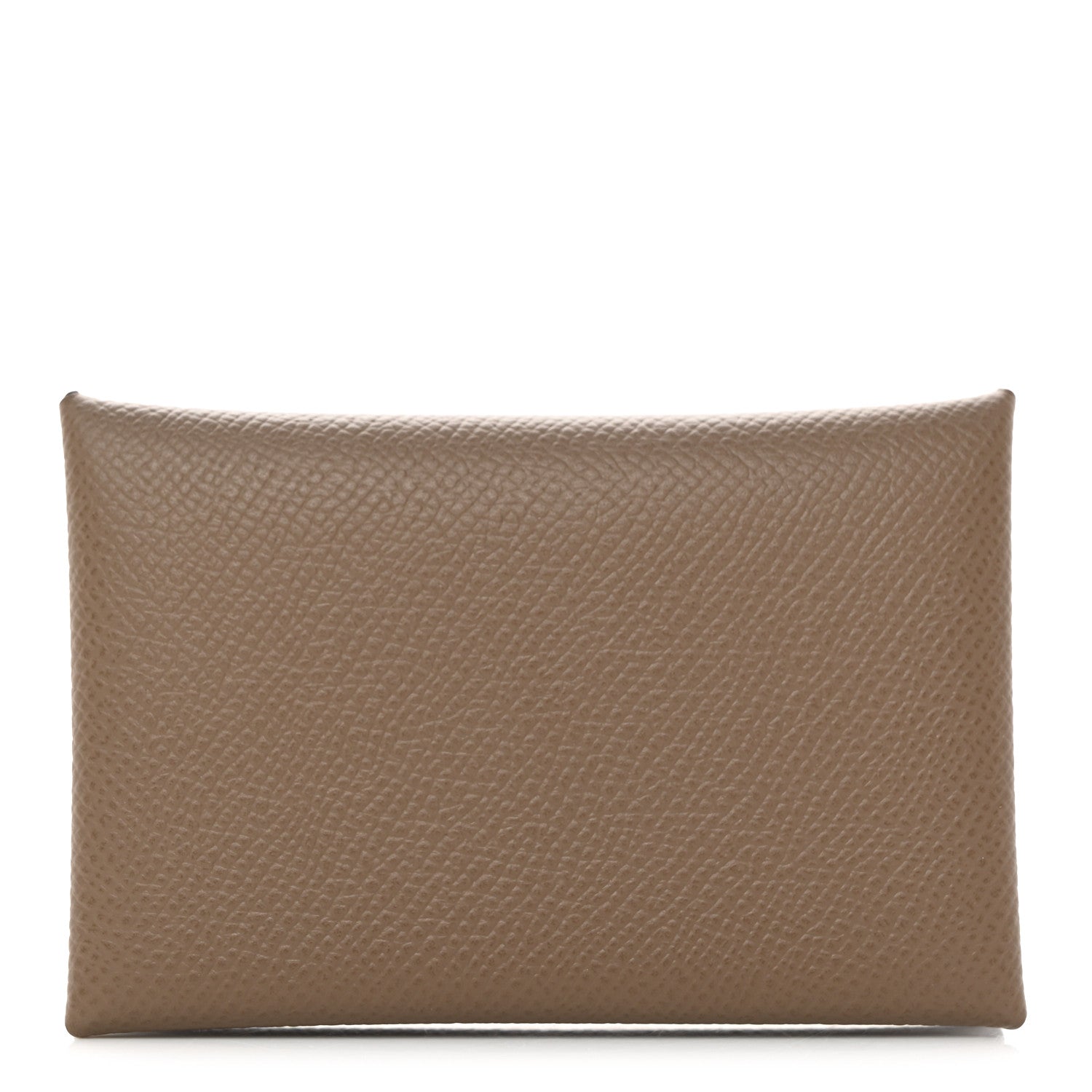 Hermes Epsom Calvi Card Case Etoupe 1 of 8