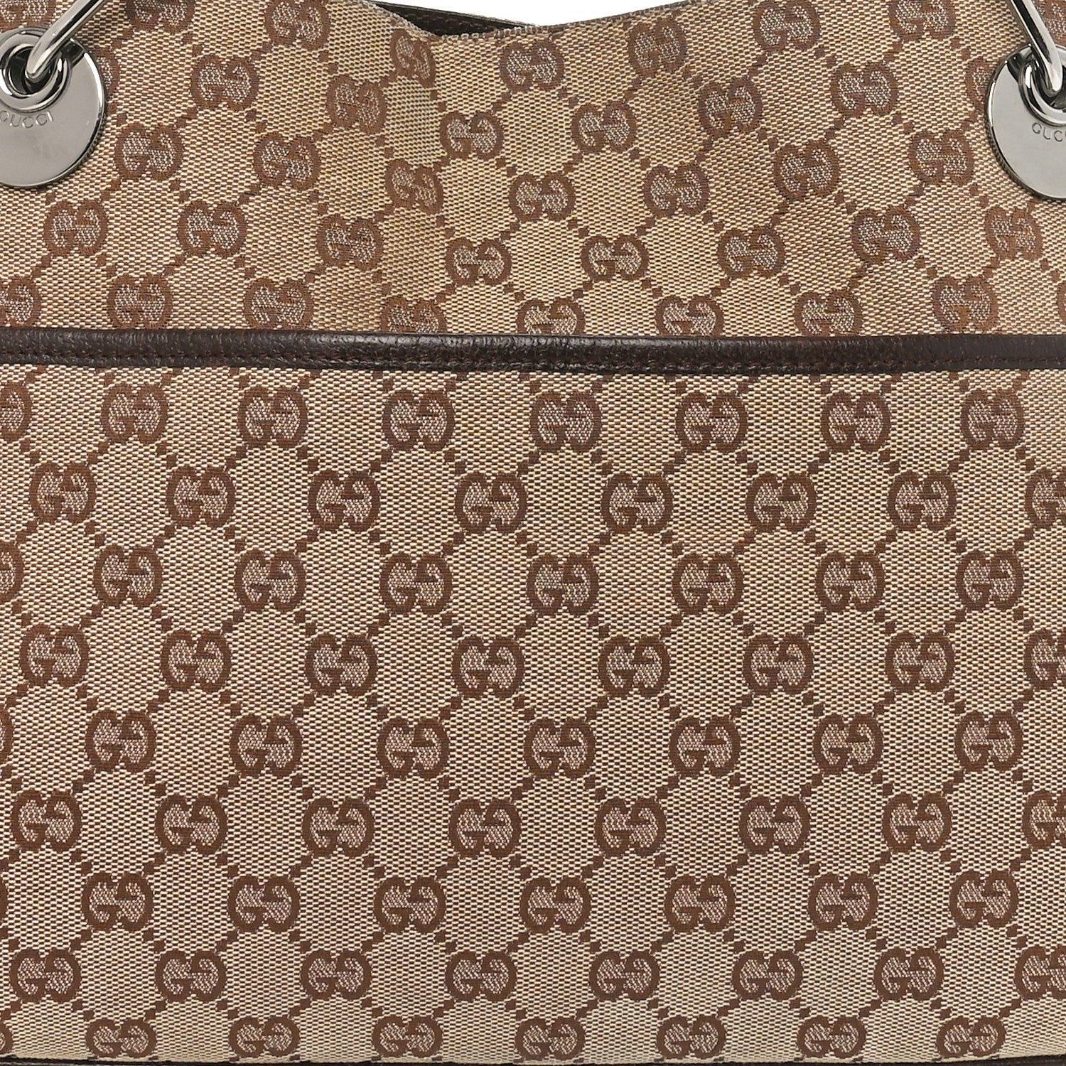 Gucci Monogram Medium Eclipse Shoulder Bag Dark Brown 8 of 12