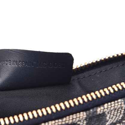 Christian Dior Monogram Mini Saddle Pochette Navy 7 of 10