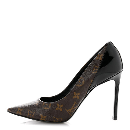 Louis Vuitton Monogram Cherie Pumps 40 Black 1 of 10