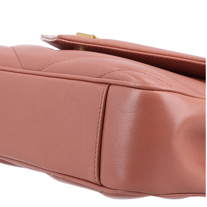 Saint Laurent Lambskin Chevron Quilted Small Loulou Hortensia 3 of 11