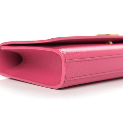 Saint Laurent Grain De Poudre Classic Monogram Cassandre Clutch Lipstick Fuchsia 7 of 9