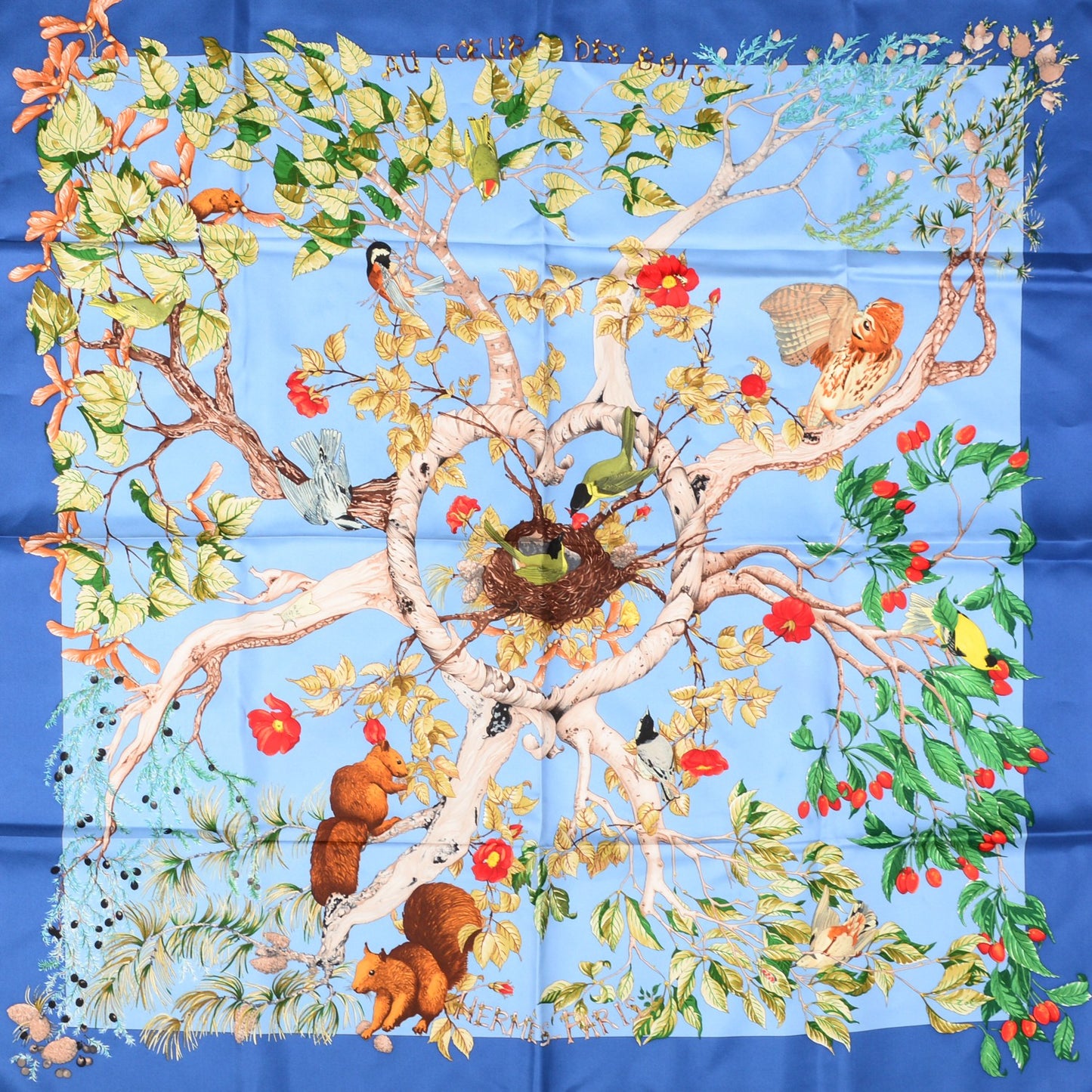 Silk Au Coeur Des Bois Scarf 90