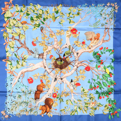 Hermes Silk Au Coeur Des Bois Scarf 90 1 of 6