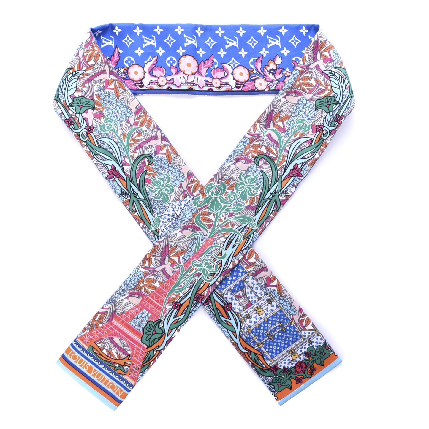 Silk Louis A Paris Bandeau Blue