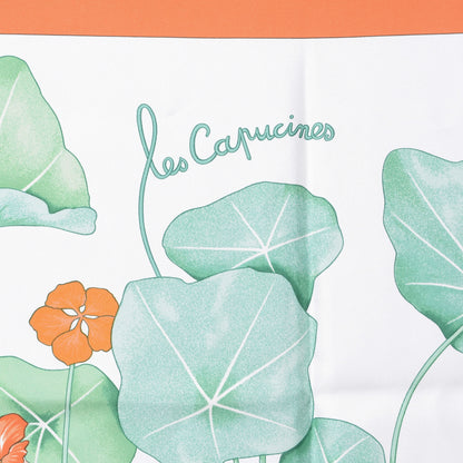 Hermes Silk Les Capucines Scarf 90 1 of 6