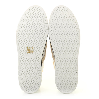 Hermes Calfskin Woolskin Dare Sneakers 39 White Ecru 5 of 6