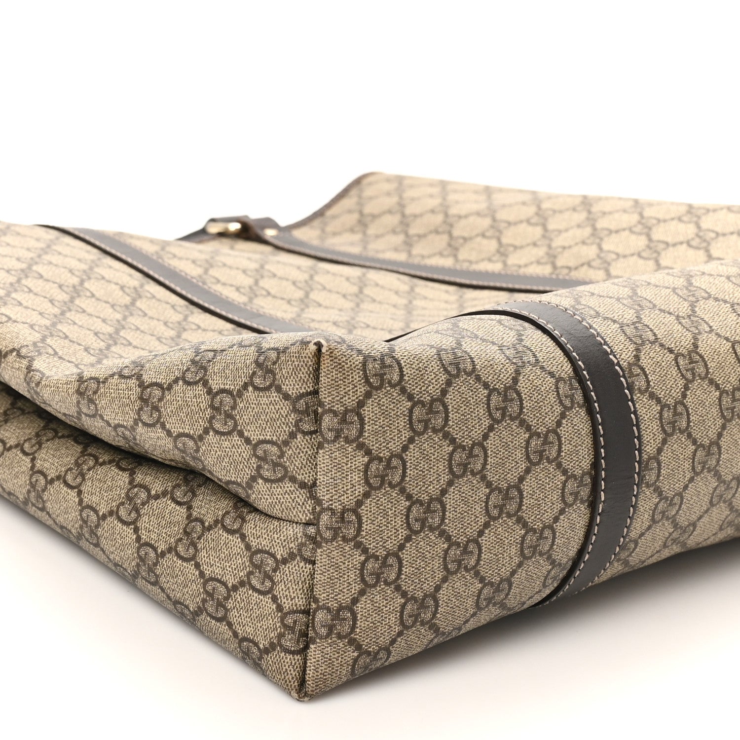 Gucci GG Plus Monogram Joy Vertical Tote Dark Brown 11 of 12