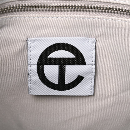 Telfar Metallic Vegan Leather Medium Shopping Bag Silver 6 of 13