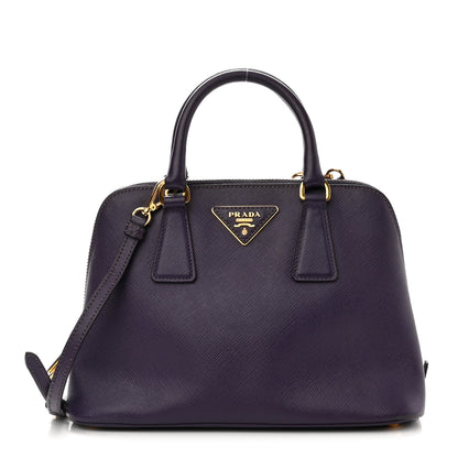 Prada Saffiano Lux Small Promenade Tote Viola 1 of 13