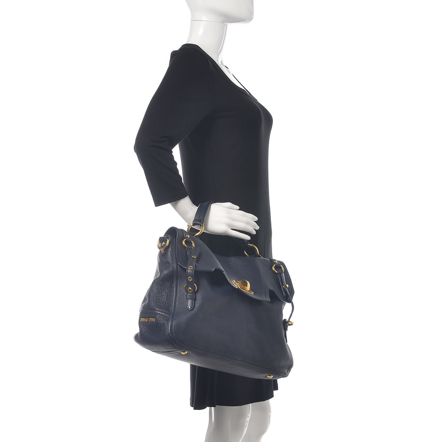 Cervo East-West Flap Satchel Blue