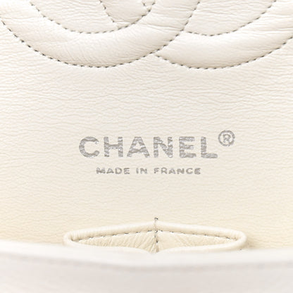 Chanel Caviar Quilted Medium Double Flap White 6 of 11