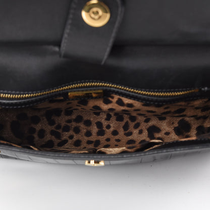 Dolce & Gabbana Eel Large Miss Sicily Satchel Black 6 of 16
