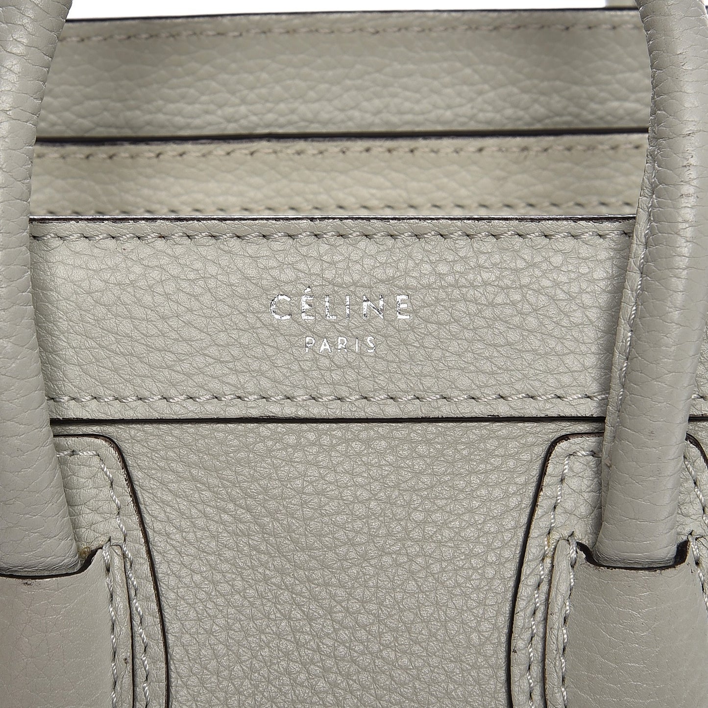 Drummed Calfskin Nano Luggage Lune