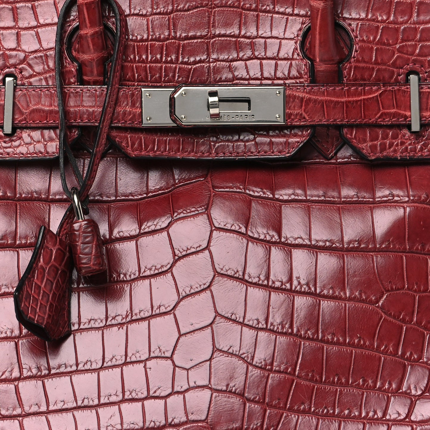 Matte Niloticus Crocodile Birkin 30 Rouge H