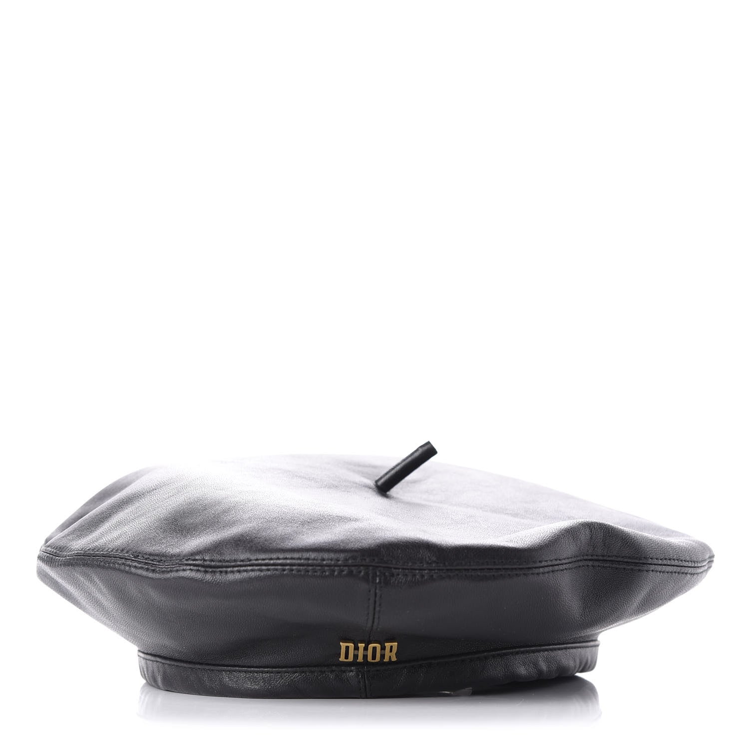 Christian Dior Lambskin D-Dream Beret 57 Black 3 of 6