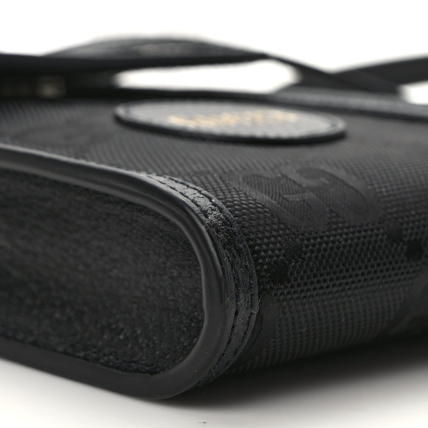 Econyl Nylon Monogram Off The Grid Crossbody Bag Black