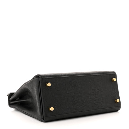 Hermes Togo Kelly Retourne 25 Black 4 of 11