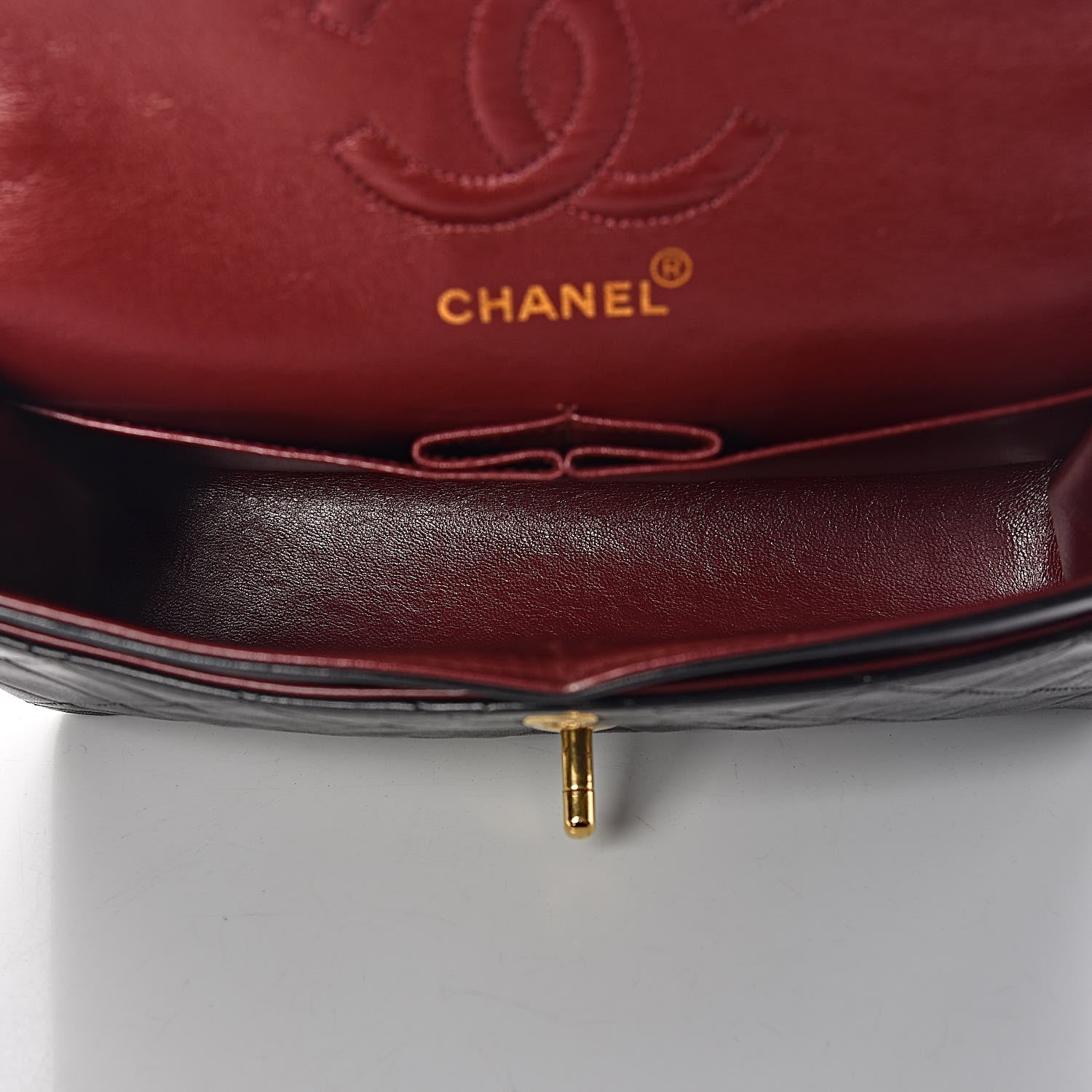 Chanel Lambskin Quilted Small Double Flap Black 6 of 12