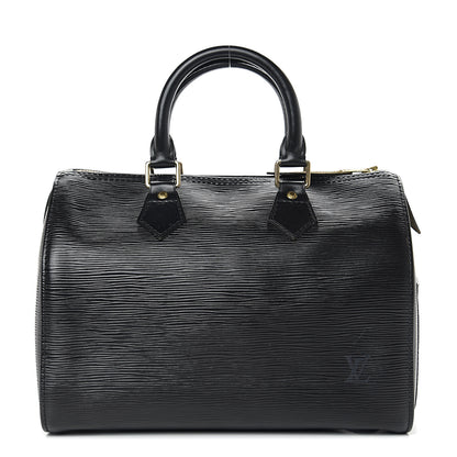 Louis Vuitton Epi Speedy 25 Black 1 of 10