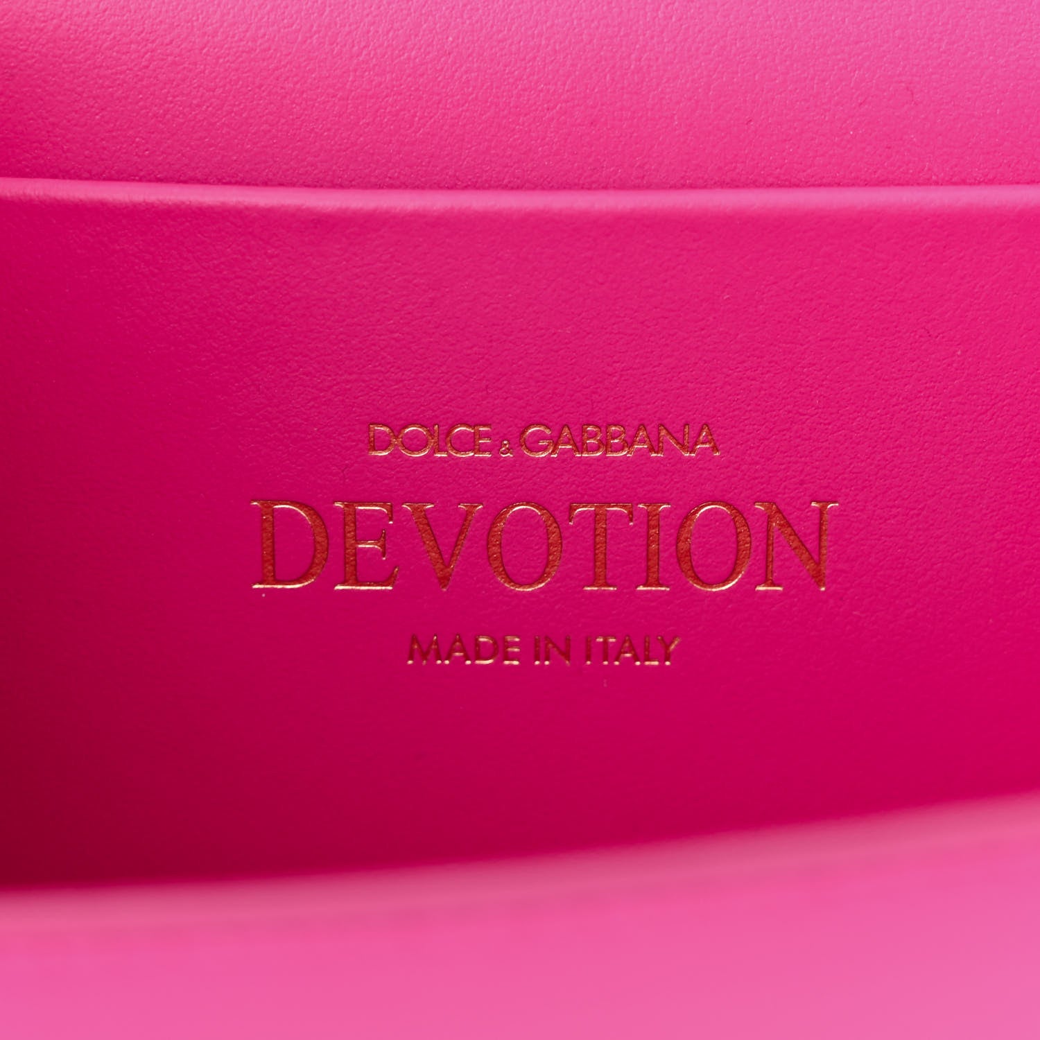Dolce & Gabbana Smooth Calfskin Small Devotion Envelope Top Handle Bag Pink 6 of 10