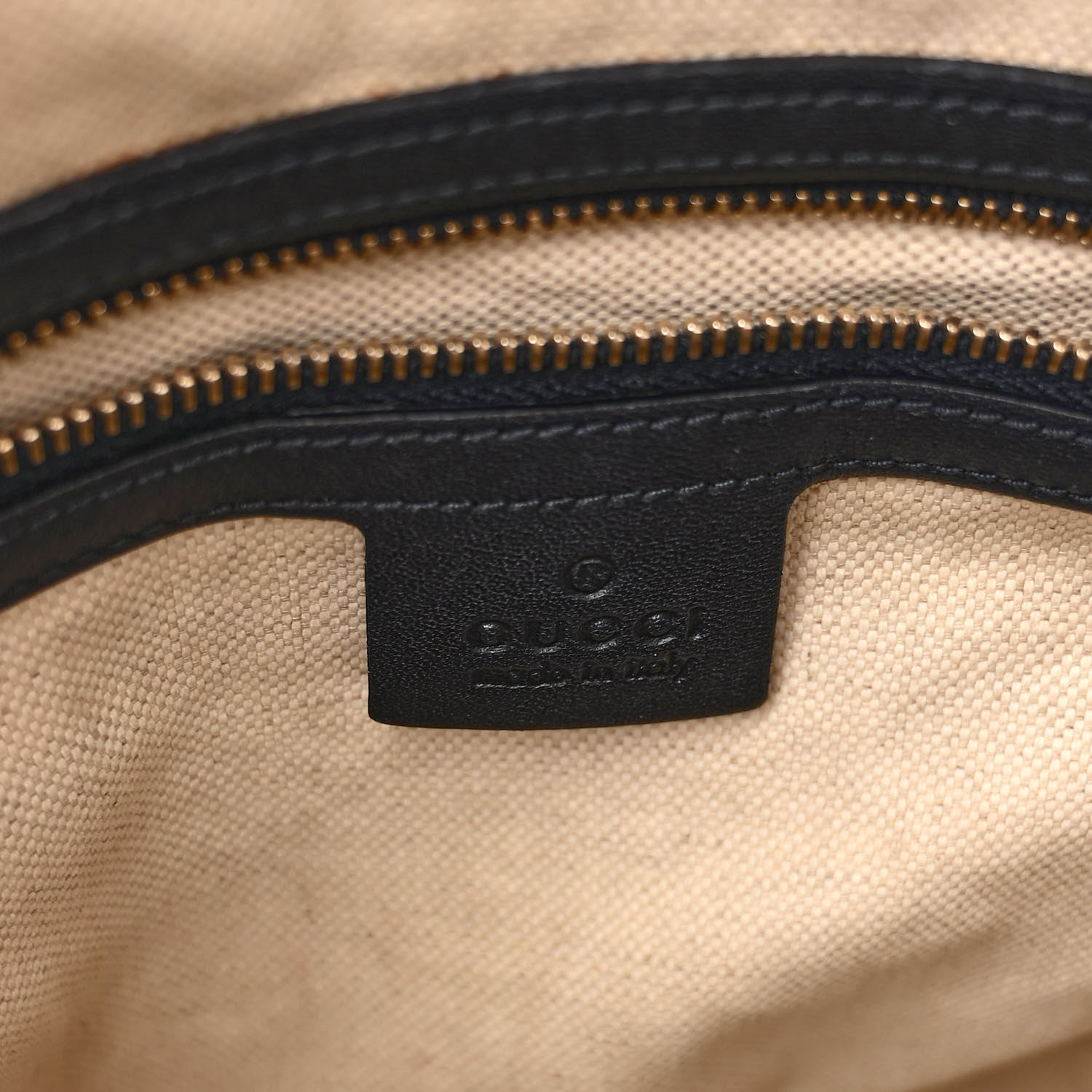 Gucci Monogram Selleria Calfskin Vintage Web Medium Boston Beige Blue 6 of 12