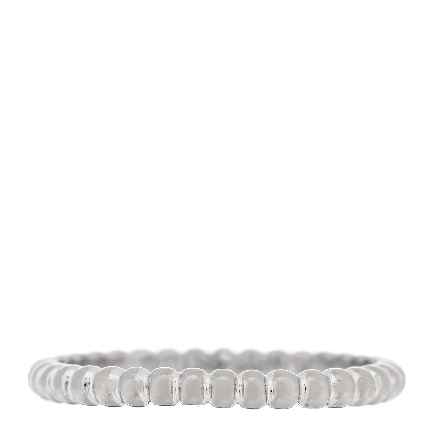 18K White Gold Small Perlee Ring 55 7.25