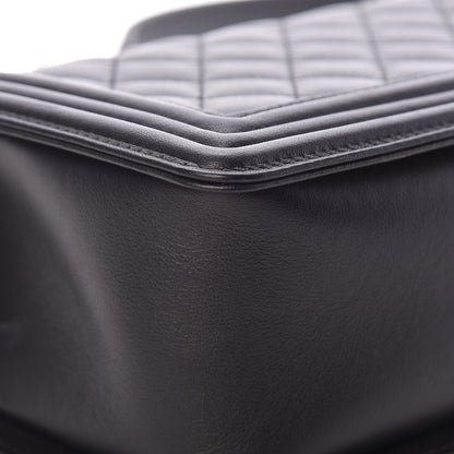 Chanel Lambskin Quilted Medium Boy Flap Black 13 of 13