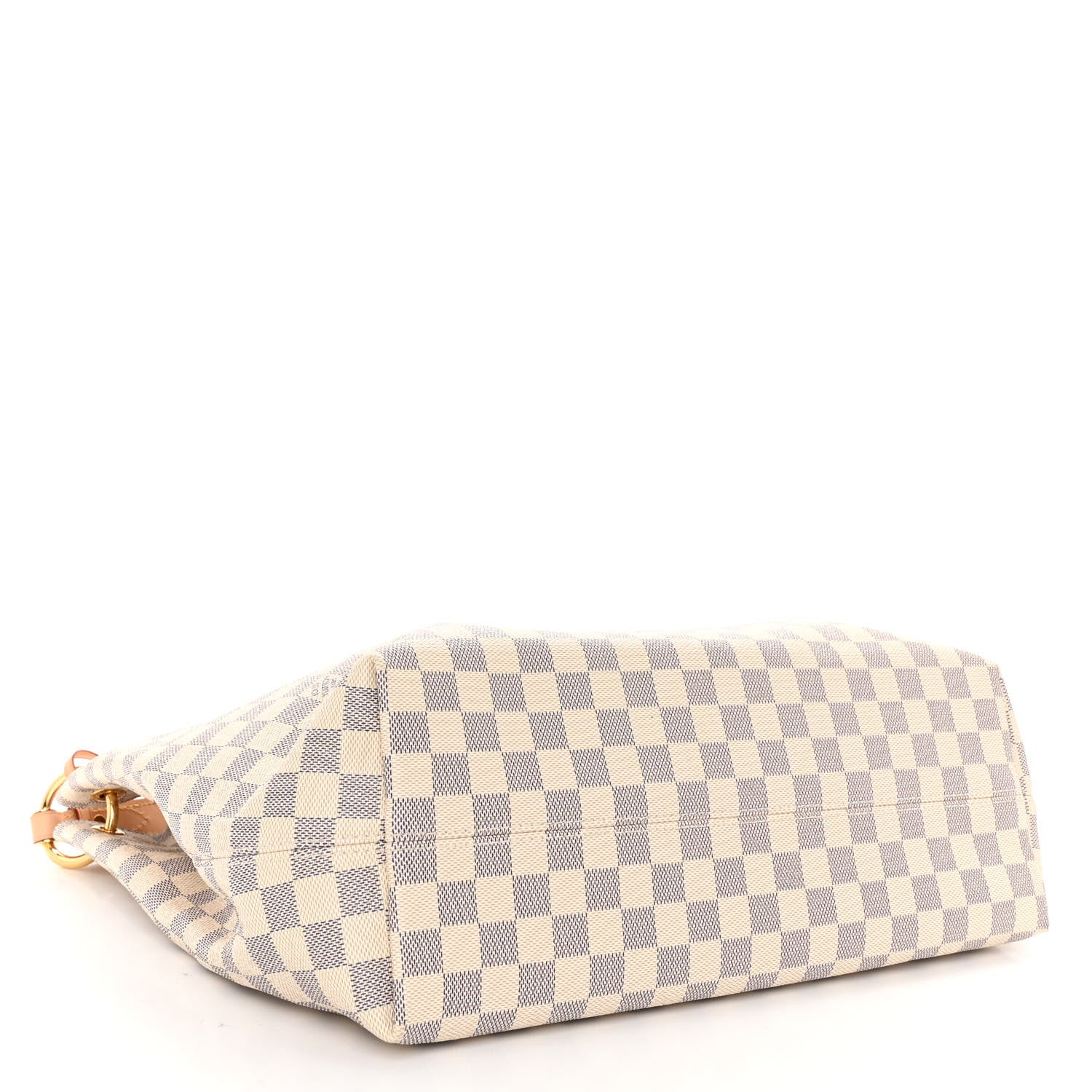 Louis Vuitton Damier Azur Graceful MM Rose Ballerine 4 of 9