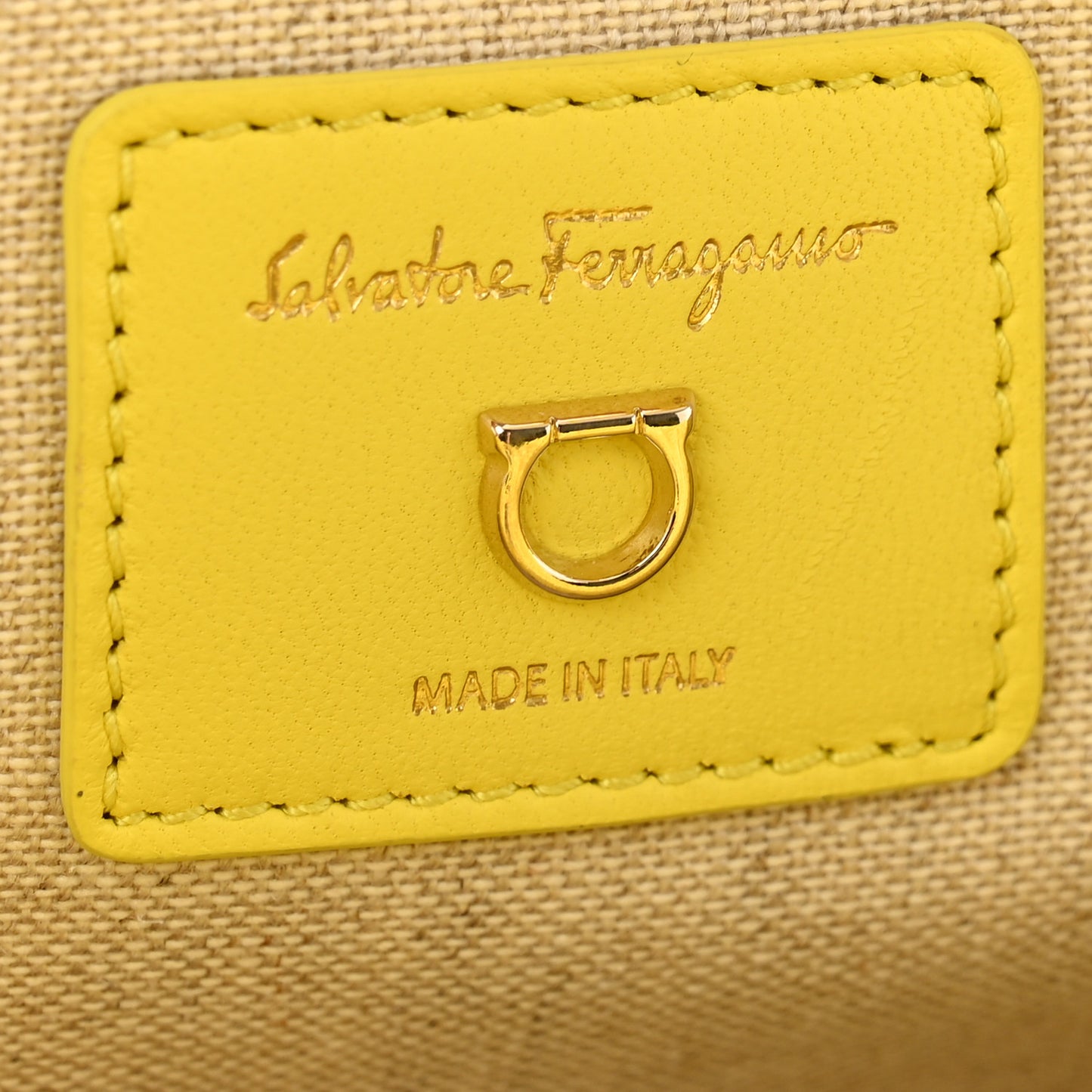 Raffia The Studio Box Tote Yellow