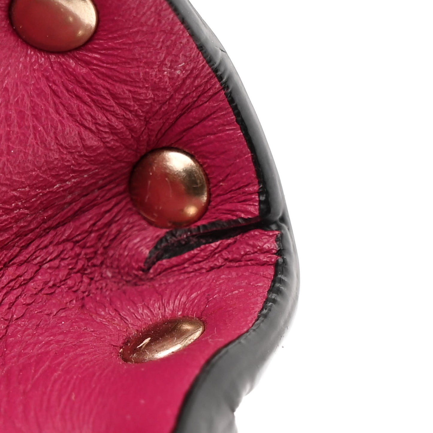 Vitello Rockstud Tote Deep Cyclamin