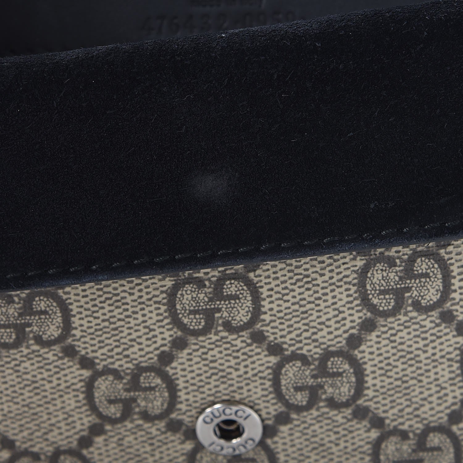 Gucci GG Supreme Monogram Super Mini Dionysus Shoulder Bag Black 8 of 9