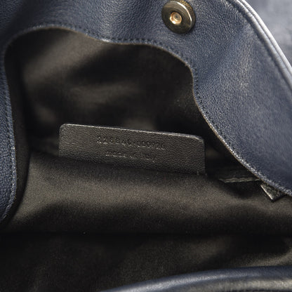 Saint Laurent Goatskin Large Roady Hobo Navy 7 of 12