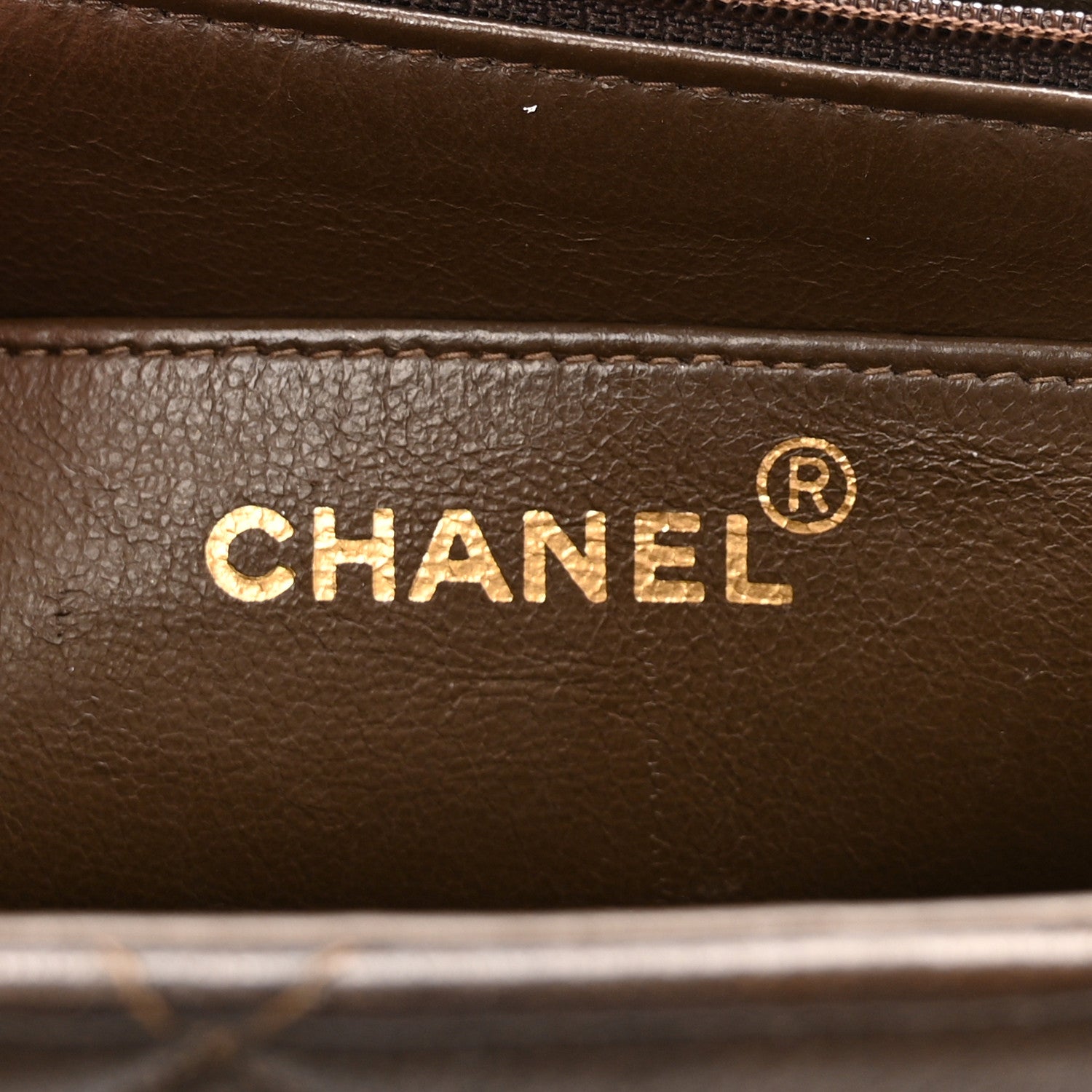 Chanel Lambskin Quilted CC Single Flap Shoulder Bag Brown 6 of 10