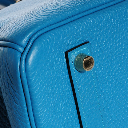 Hermes Togo Birkin 35 Turquoise 19 of 24