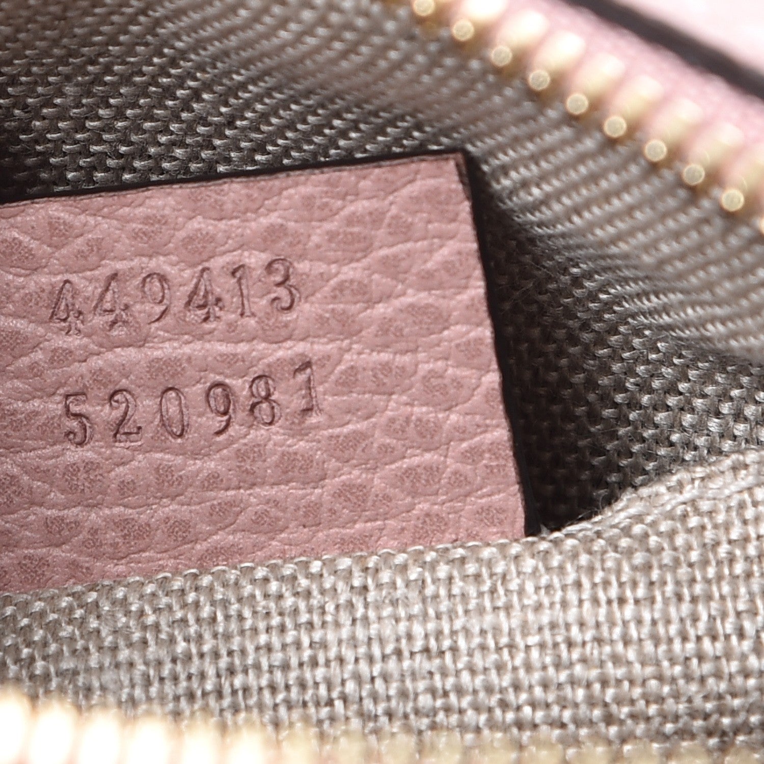 Gucci Monogram Mini Bree Messenger Bag Beige Soft Pink 7 of 7
