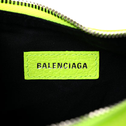 Balenciaga Agneau Arena Le Cagole Shoulder Bag XS Fluo Yellow 7 of 22