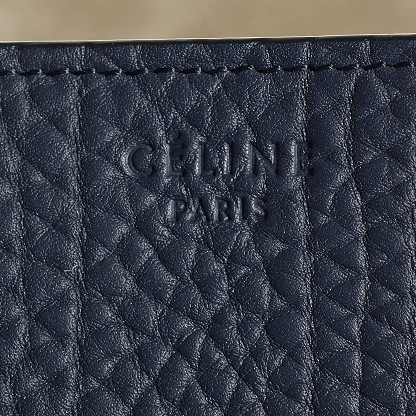 Bullhide Calfskin Medium Phantom Luggage Navy Blue