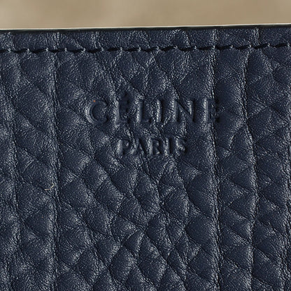 Celine Bullhide Calfskin Medium Phantom Luggage Navy Blue 6 of 9